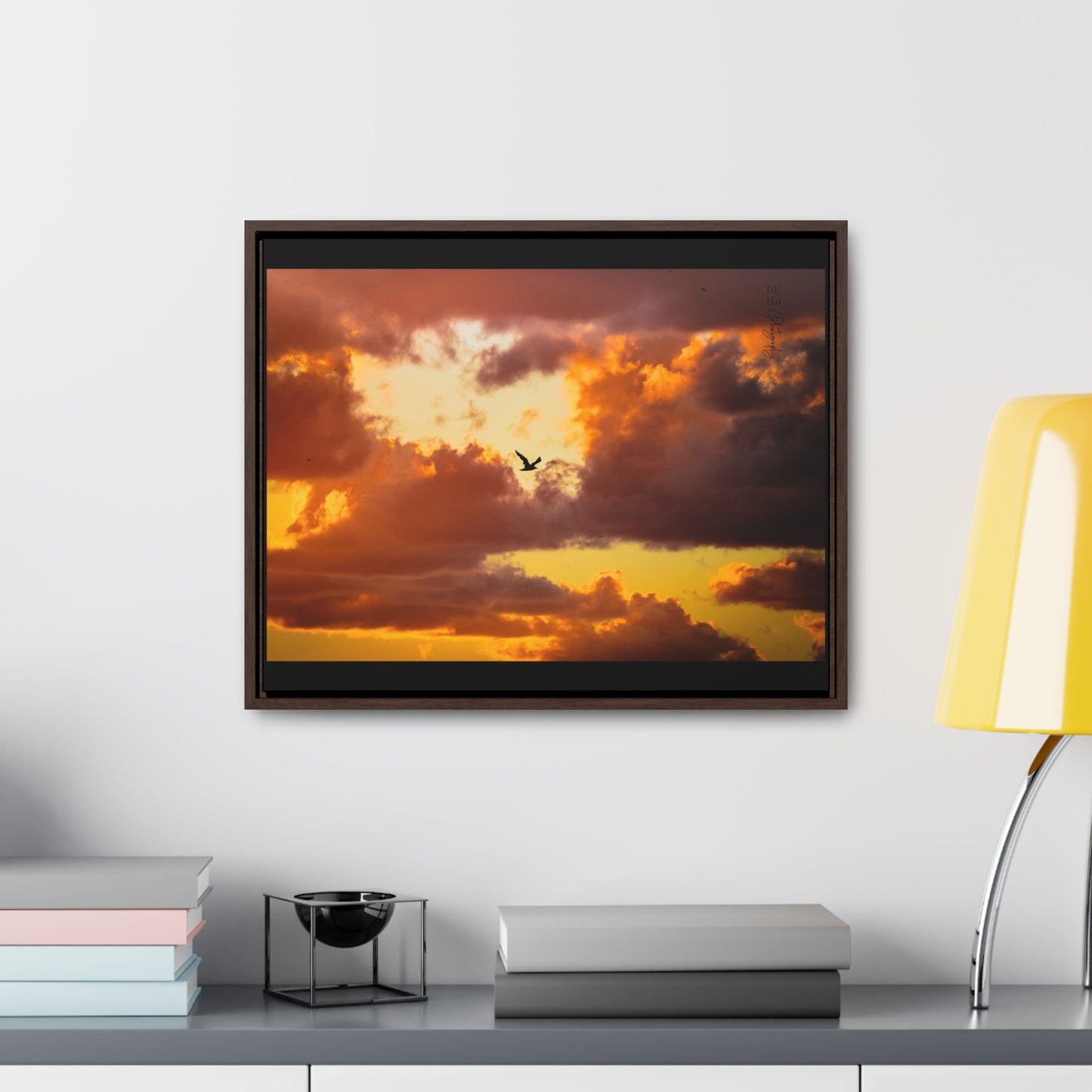 Galerie Toile Wraps, Cadre Horizontal - BeHaP One Bird