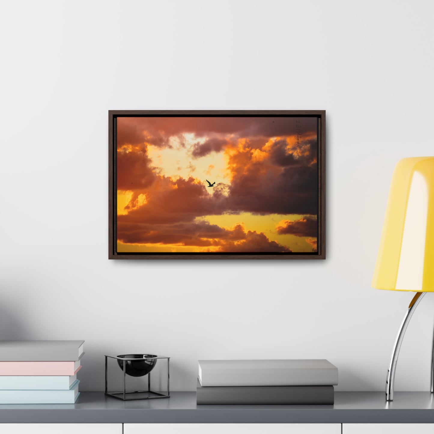 Galerie Toile Wraps, Cadre Horizontal - BeHaP One Bird