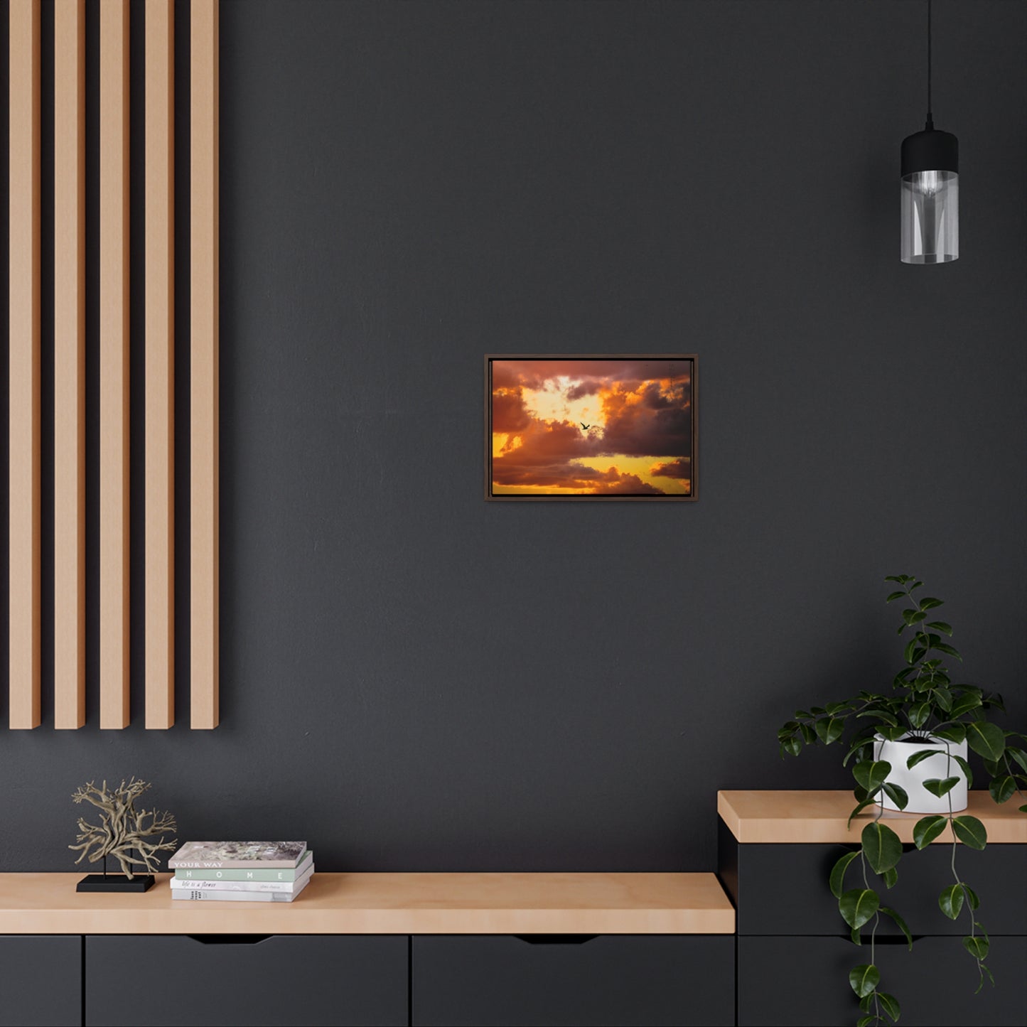 Galerie Toile Wraps, Cadre Horizontal - BeHaP One Bird